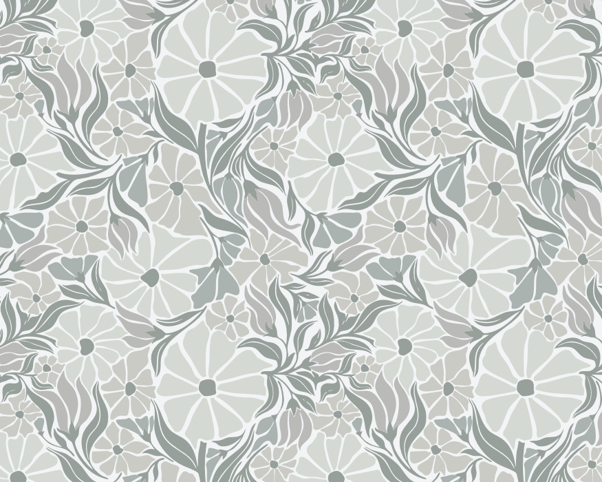 Transform your space with the Abstract Summer Florals Peel & Stick Mural, designed to bring a cheerful, retro-inspired vibe to any room.