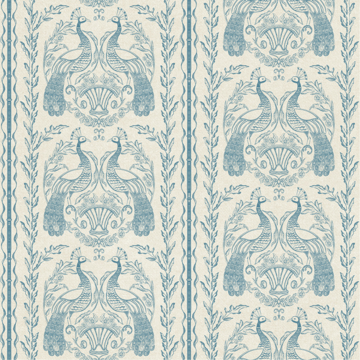 Our Classic Peacock Peel and Stick Removable Wallpaper is sure to add an elegant, vintage vibe to any wall in your home.