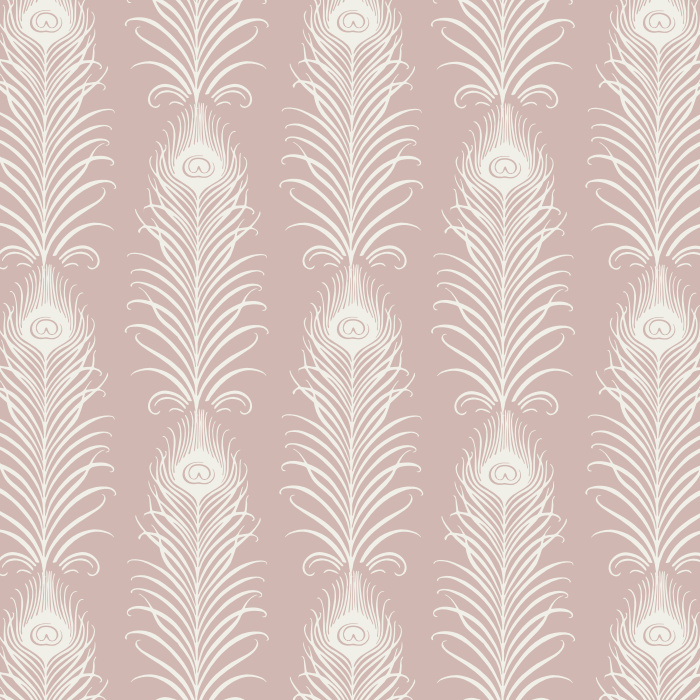 Add a classic stripe look with a twist to any wall in your home with our Eye Of A Feather Peel and Stick Removable Wallpaper.