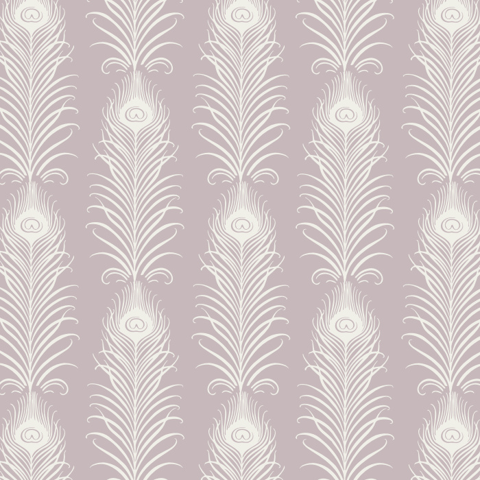 Add a classic stripe look with a twist to any wall in your home with our Eye Of A Feather Peel and Stick Removable Wallpaper.