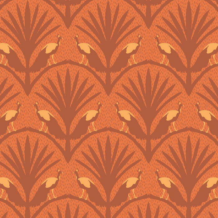 Transform your space with our Peacock Scallop Peel and Stick Removable Wallpaper.