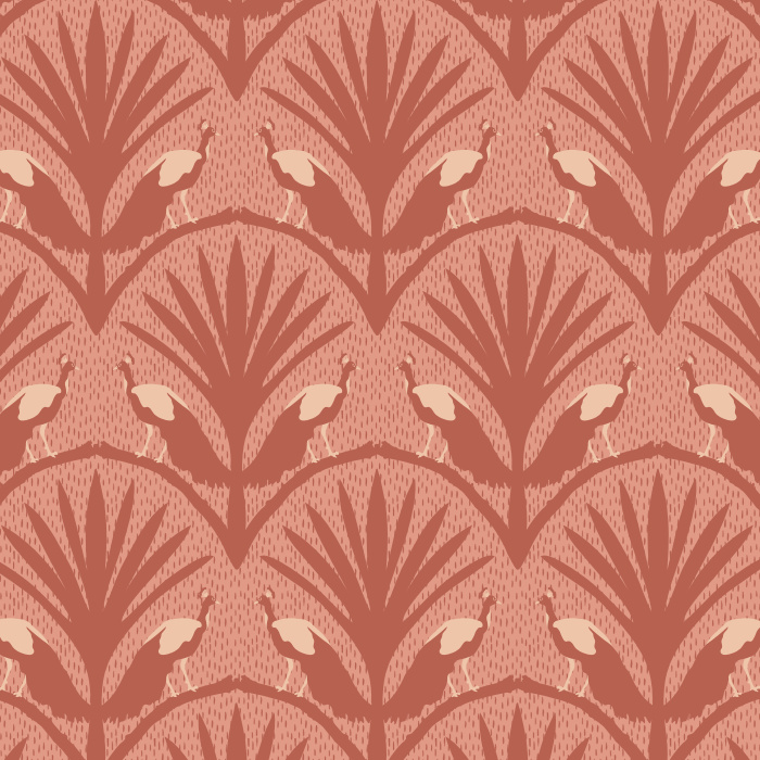 Transform your space with our Peacock Scallop Peel and Stick Removable Wallpaper. 