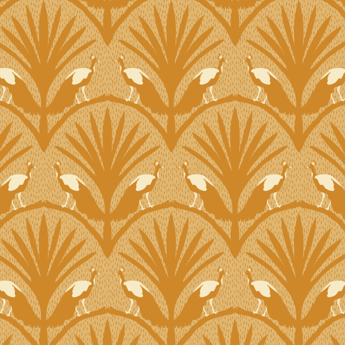 Transform your space with our Peacock Scallop Peel and Stick Removable Wallpaper. 