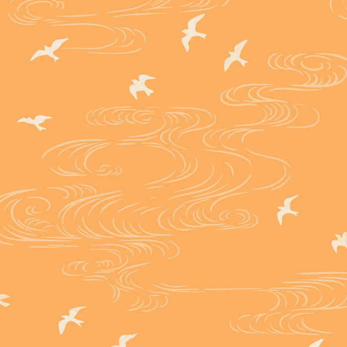 Transform any wall in your home into a beautiful sky with our Skyward Migration Peel and Stick Removable Wallpaper.