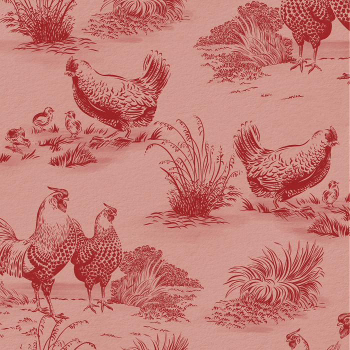 Our Rustic Roost Peel and Stick Removable Wallpaper adds a charming rural feel to any wall in your home.
