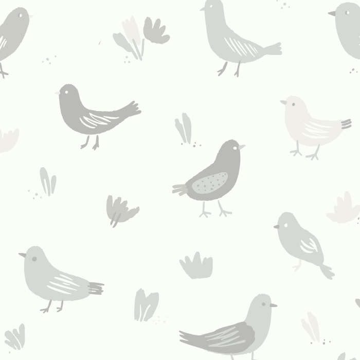 Our Playful Tweets Peel and Stick Removable Wallpaper brings a cute and colorful look to any wall in your home.