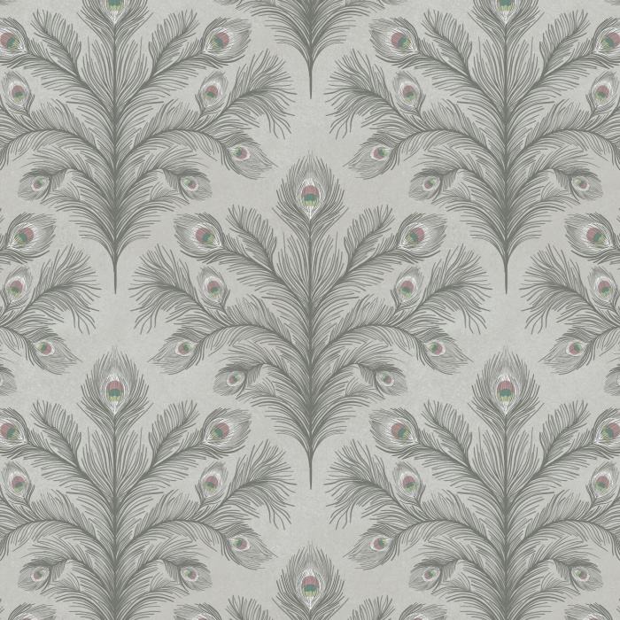 Create a luxurious, elegant space with our Feathered Symmetry Wallpaper. 
