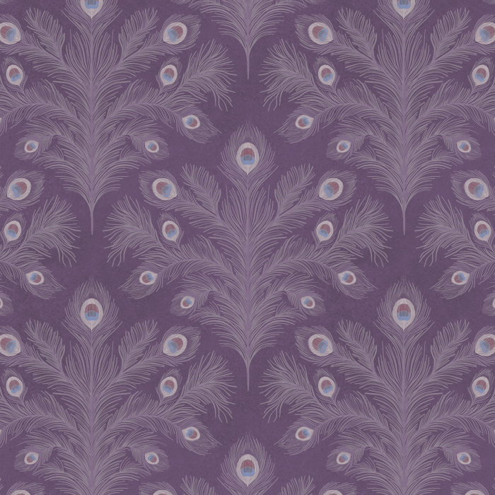 Create a luxurious, elegant space with our Feathered Symmetry Wallpaper.