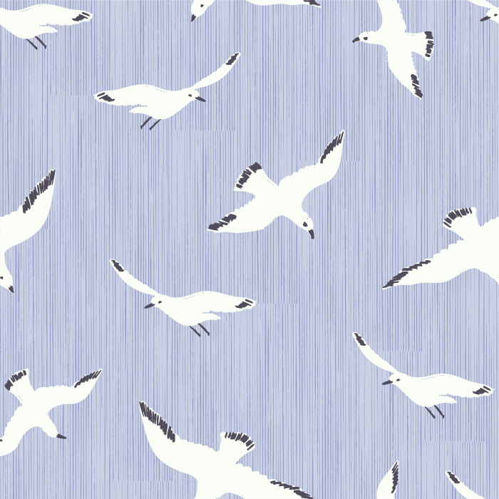 Create a unique, eclectic space with our White Birds Peel and Stick Removable Wallpaper.