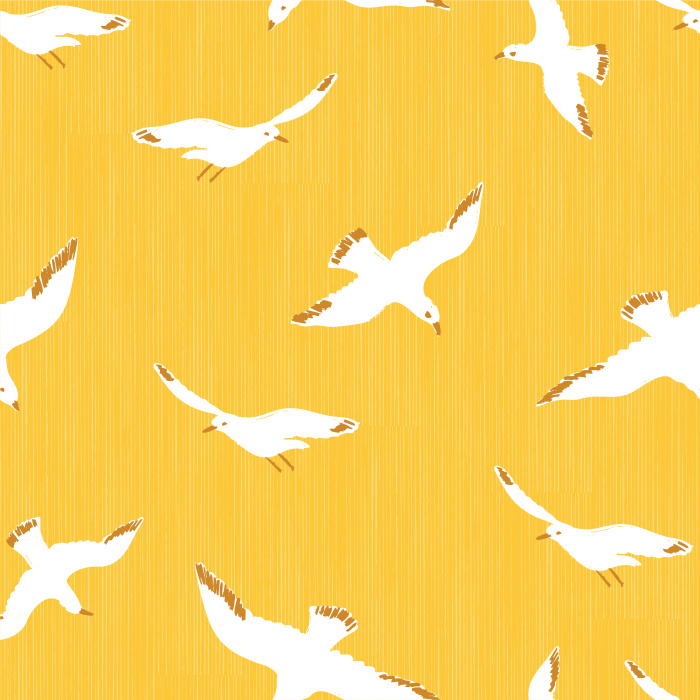 Create a unique, eclectic space with our White Birds Peel and Stick Removable Wallpaper.