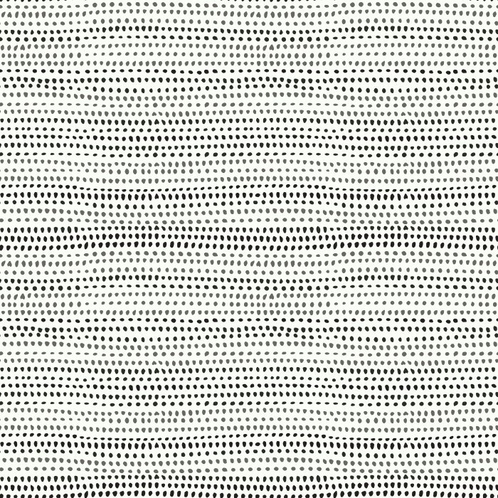 Drifting Dots Wallpaper features tiny hand-drawn dots arranged in softly undulating horizontal lines across a creamy neutral backdrop.