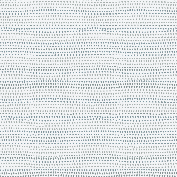 Drifting Dots Wallpaper features tiny hand-drawn dots arranged in softly undulating horizontal lines across a creamy neutral backdrop.