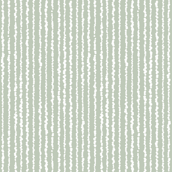 Organic Sparkles Wallpaper adds moody elegance and texture with vertical dotted lines in warm brown against a deep charcoal teal background.