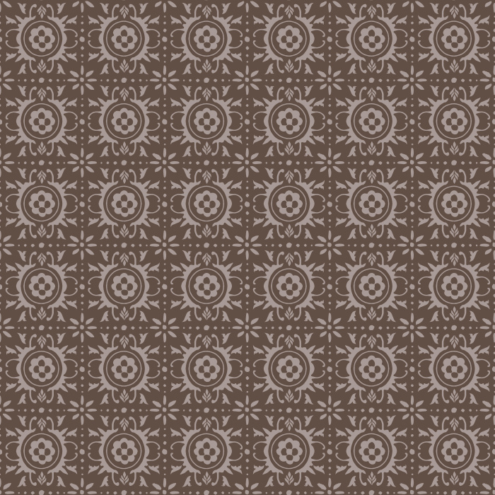 Spanish Tiles Wallpaper features a classic Mediterranean-inspired floral tile motif in warm tan and cream, bringing old-world charm to any space.