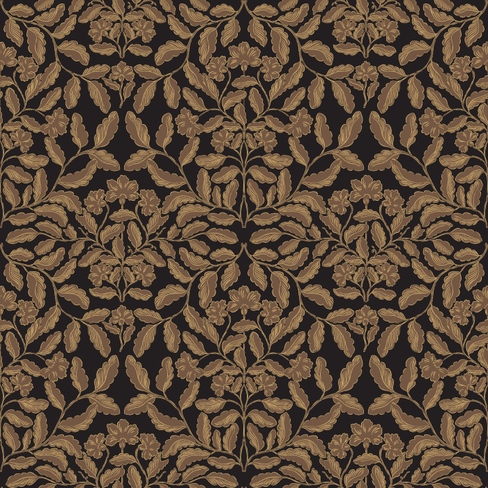 Hibiscus Glow Wallpaper showcases a richly layered floral motif with hibiscus-inspired blooms in warm taupe for a refined and organic look.