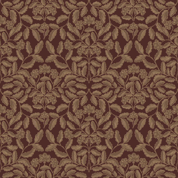 Hibiscus Glow Wallpaper showcases a richly layered floral motif with hibiscus-inspired blooms in warm taupe for a refined and organic look.