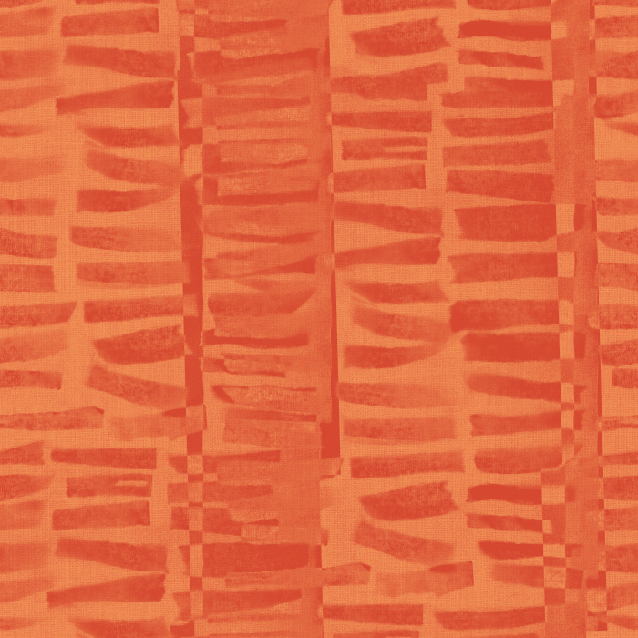 Geo Lines Wallpaper features an abstract, hand-painted linear pattern in soft taupe tones on a warm neutral base for a rhythmic modern look.