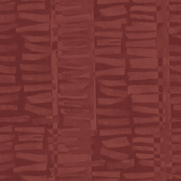 Geo Lines Wallpaper features an abstract, hand-painted linear pattern in soft taupe tones on a warm neutral base for a rhythmic modern look.