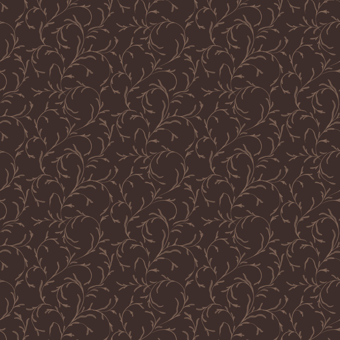 Harvest Vines Wallpaper features a delicate, trailing vine pattern in warm brown linework over a soft cream background.