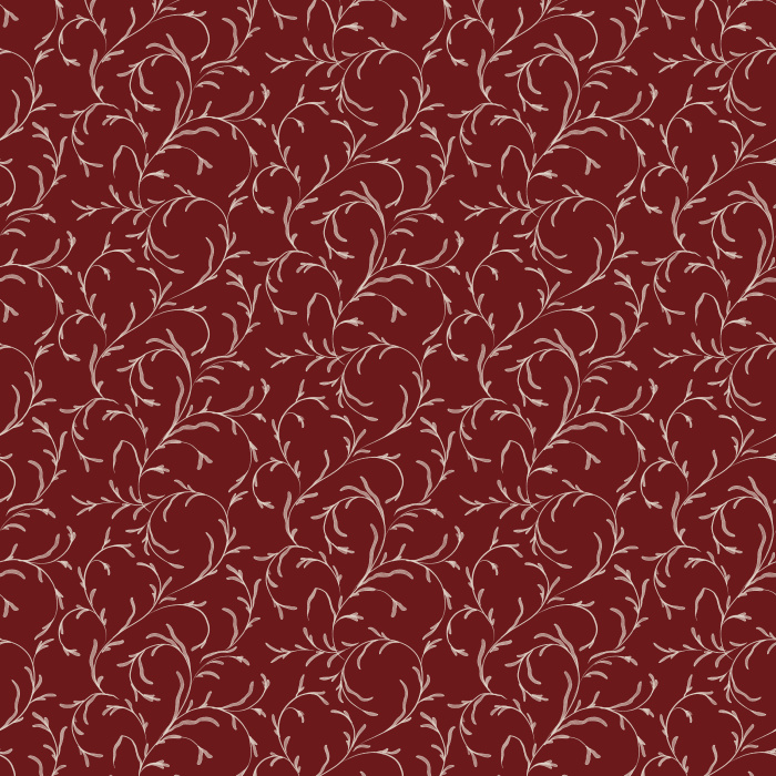 Harvest Vines Wallpaper features a delicate, trailing vine pattern in warm brown linework over a soft cream background.