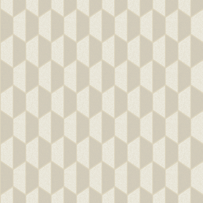 Hexagon Elements Wallpaper features a bold 3D cube-inspired hexagonal pattern in rich, tonal shades of brown, delivering depth and structure.