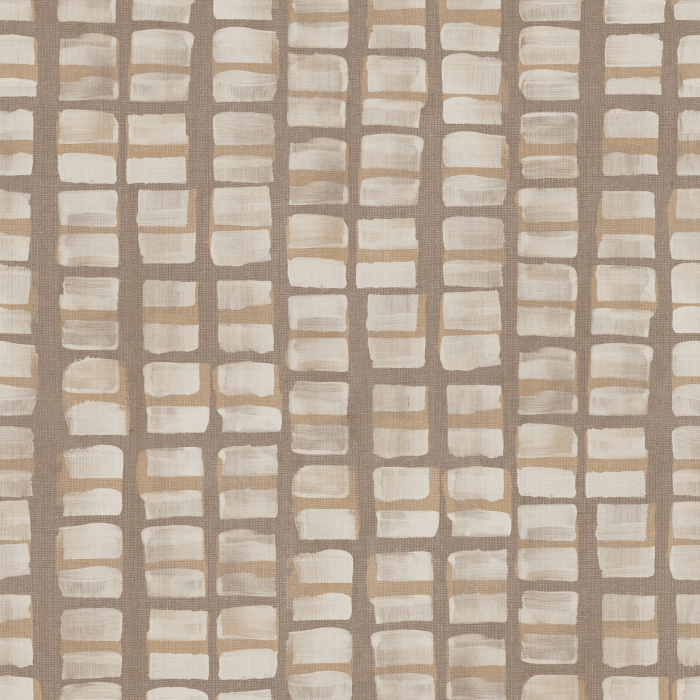 Square Strokes Wallpaper showcases a hand-painted grid of watercolor-style blocks in soft blue and green tones.

