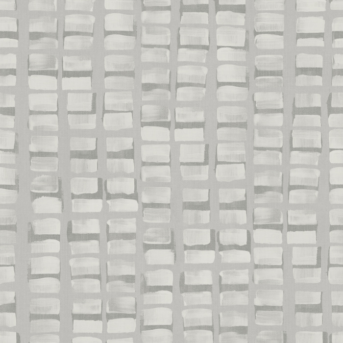 Square Strokes Wallpaper showcases a hand-painted grid of watercolor-style blocks in soft blue and green tones.