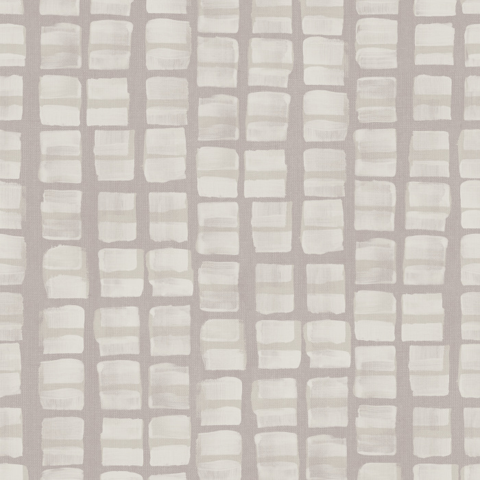 Square Strokes Wallpaper showcases a hand-painted grid of watercolor-style blocks in soft blue and green tones.