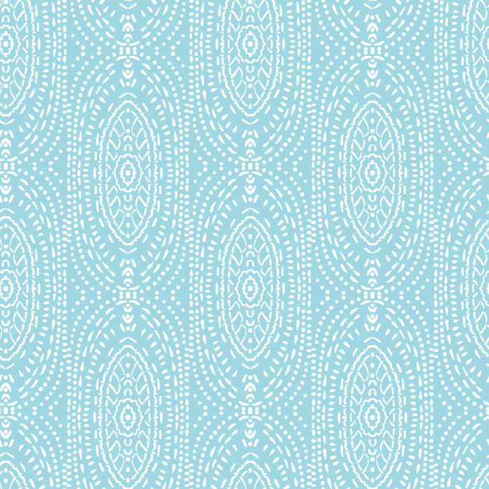 Elevate your walls with the subtle elegance of our Dotted Tapestry wallpaper, a refined bohemian-inspired design featuring delicate dotted medallions.