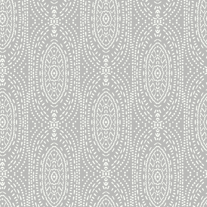 Elevate your walls with the subtle elegance of our Dotted Tapestry wallpaper, a refined bohemian-inspired design featuring delicate dotted medallions.