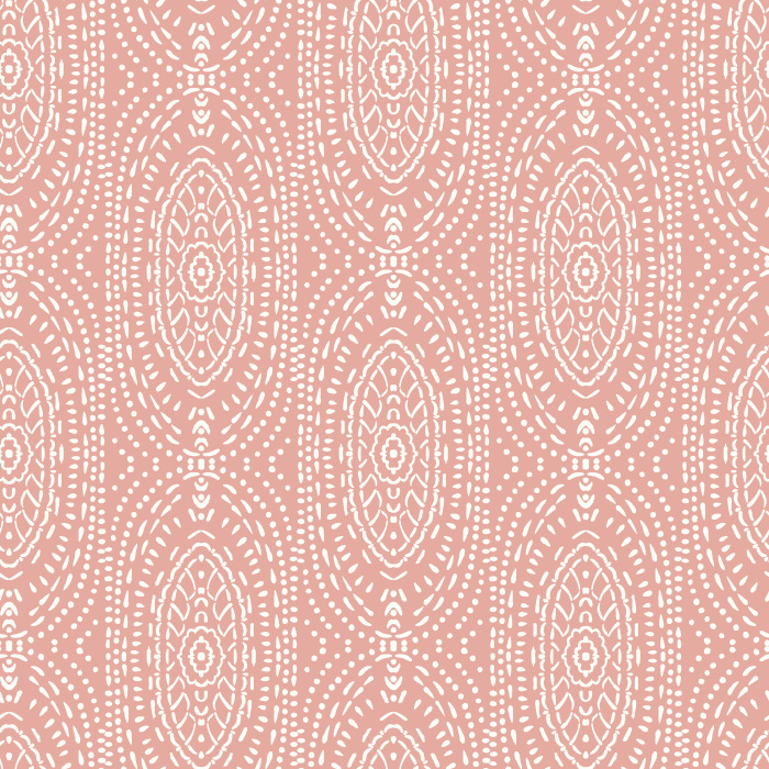 Elevate your walls with the subtle elegance of our Dotted Tapestry wallpaper, a refined bohemian-inspired design featuring delicate dotted medallions.