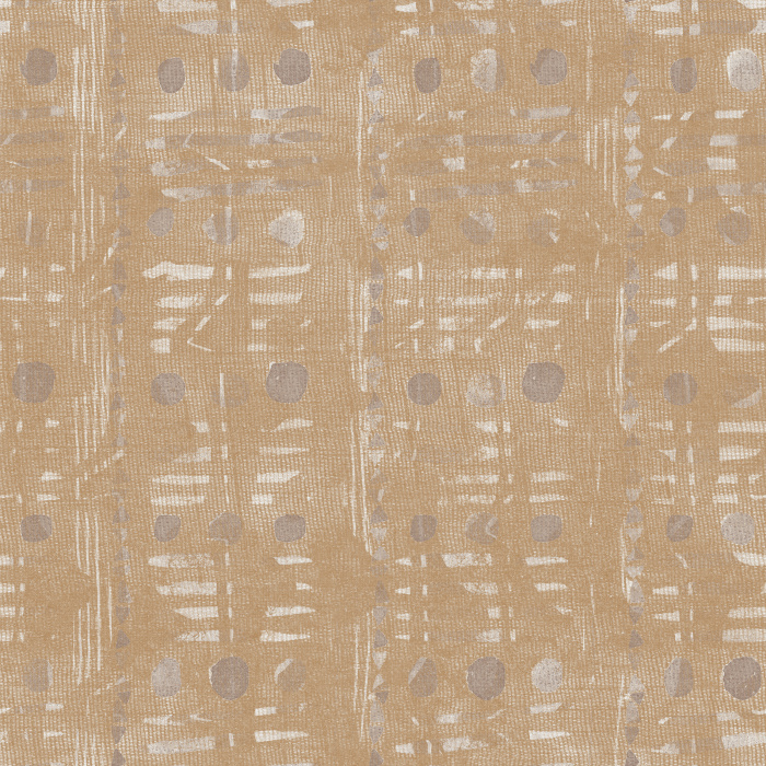 Infuse your space with subtle modern flair using our Geometric Texture wallpaper, a hand-drawn abstract pattern in a warm, earthy palette.