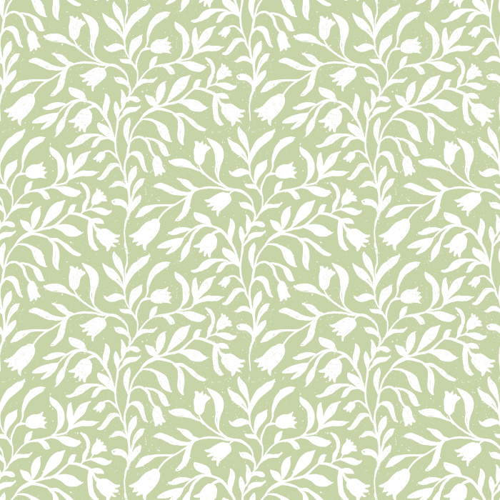 Add soft elegance to your space with our Floral Lace wallpaper, a delicate botanical pattern featuring climbing leafy vines in a gentle taupe on cream.