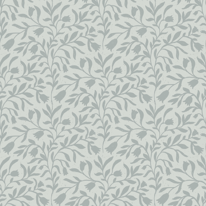 Add soft elegance to your space with our Floral Lace wallpaper, a delicate botanical pattern featuring climbing leafy vines in a gentle taupe on cream.