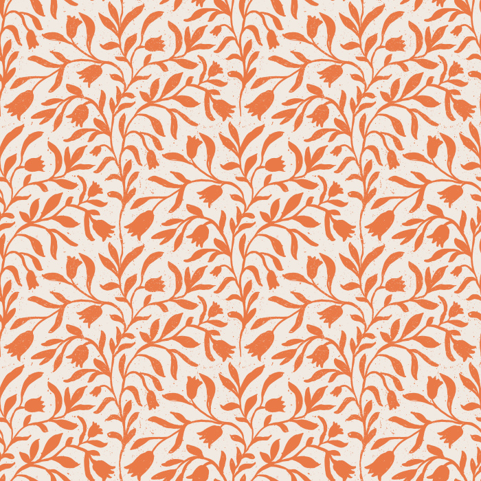 Add soft elegance to your space with our Floral Lace wallpaper, a delicate botanical pattern featuring climbing leafy vines in a gentle taupe on cream.