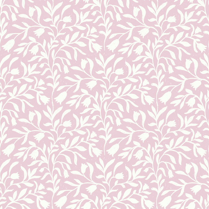 Add soft elegance to your space with our Floral Lace wallpaper, a delicate botanical pattern featuring climbing leafy vines in a gentle taupe on cream.