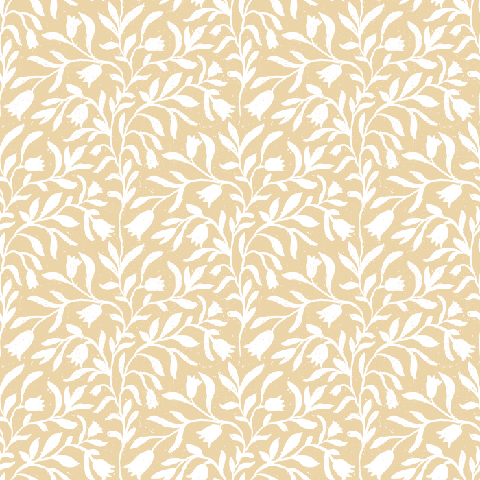 Add soft elegance to your space with our Floral Lace wallpaper, a delicate botanical pattern featuring climbing leafy vines in a gentle taupe on cream.