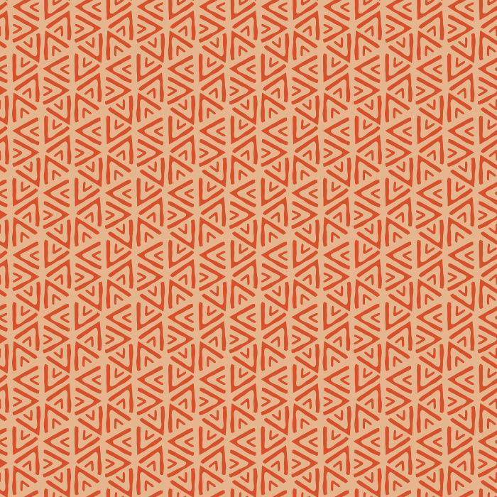 Elevate your space with the timeless sophistication of Rustic Angles wallpaper, featuring a small-scale geometric triangle pattern in a warm, natural beige colorway.