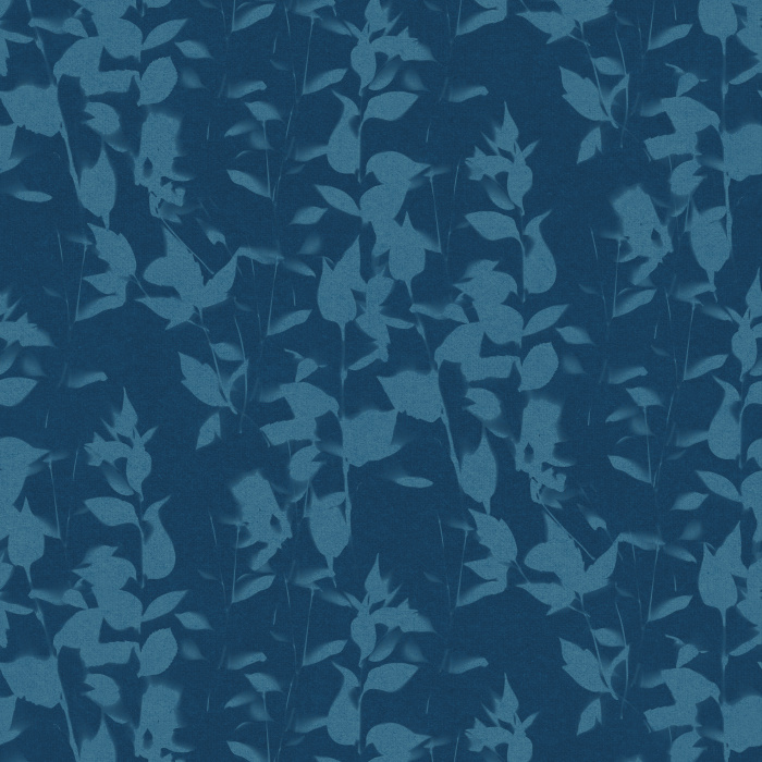 Infuse your space with effortless organic beauty using Botanical Echo wallpaper, showcasing a soft, repeating silhouette leaf pattern in warm taupe on a fresh white background.