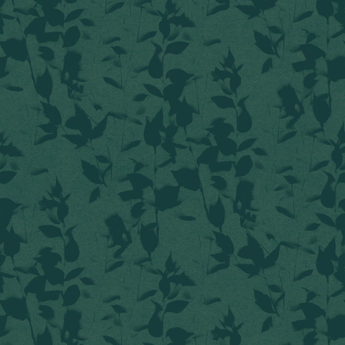 Infuse your space with effortless organic beauty using Botanical Echo wallpaper, showcasing a soft, repeating silhouette leaf pattern in warm taupe on a fresh white background.