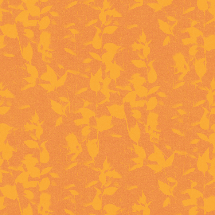 Infuse your space with effortless organic beauty using Botanical Echo wallpaper, showcasing a soft, repeating silhouette leaf pattern in warm taupe on a fresh white background.