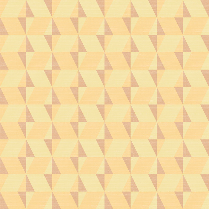 Add bold dimension to your room with Earthy Geometric wallpaper, showcasing a striking mid-century-inspired geometric pattern in deep charcoal, warm brown, and muted blue tones.