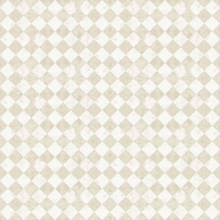 Refresh your home with the timeless elegance of Marble House wallpaper, featuring a soft gray and white harlequin diamond pattern with a subtle marbled texture.