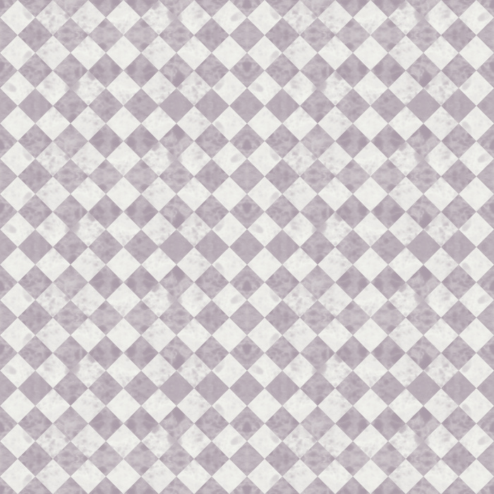 Refresh your home with the timeless elegance of Marble House wallpaper, featuring a soft gray and white harlequin diamond pattern with a subtle marbled texture.