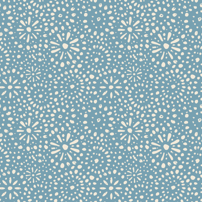 Energize your space with Stardusted Boho wallpaper, featuring a playful dotted starburst pattern in warm tan on a rich, earthy red background.