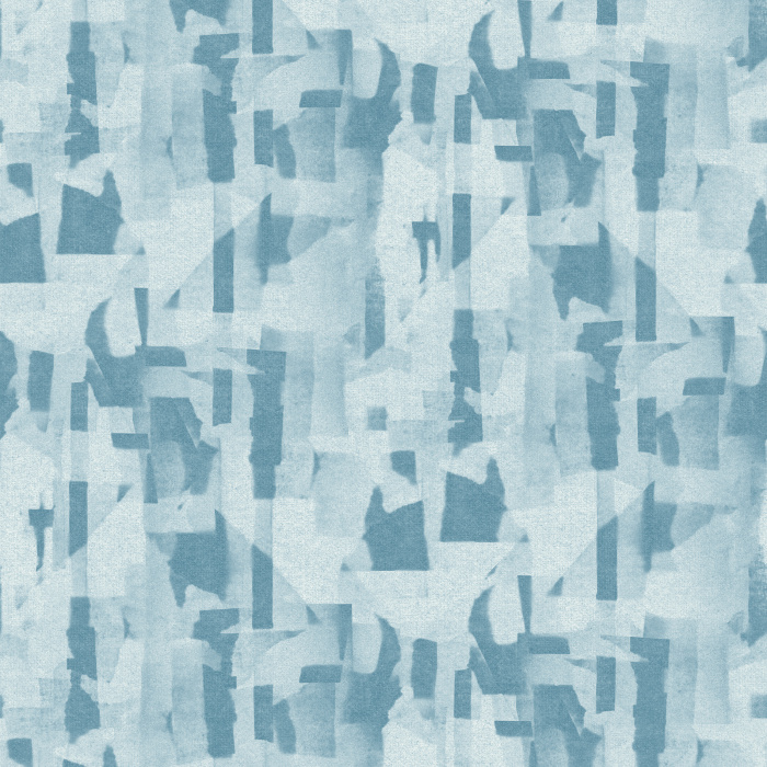 Introduce modern artistry to your home with Texture Collage wallpaper, featuring an abstract watercolor collage of overlapping geometric shapes in taupe, beige, and soft gray.