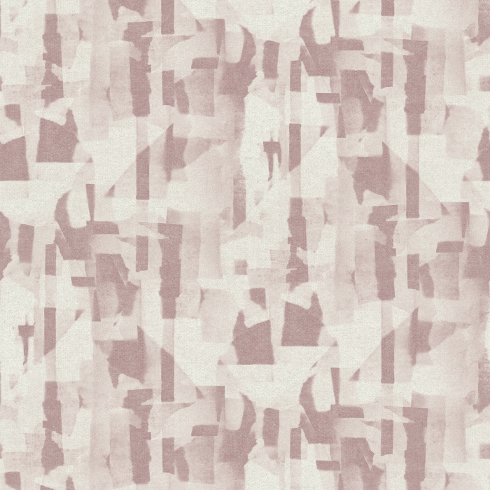 Introduce modern artistry to your home with Texture Collage wallpaper, featuring an abstract watercolor collage of overlapping geometric shapes in taupe, beige, and soft gray.