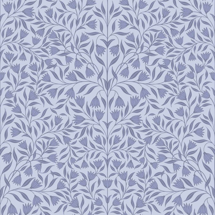 Garden Charm wallpaper brings a fresh, botanical touch with a lively pattern of hand-drawn pink florals and olive green leaves on a soft cream background.