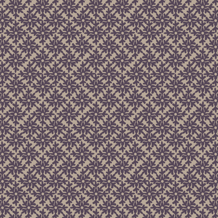 Underwater Tile wallpaper features a rich navy blue background with intricate cream botanical tile motifs, creating a striking blend of classic and coastal style.