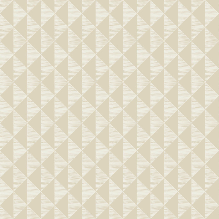Earthy Shapes wallpaper features a modern geometric diamond pattern in taupe and warm beige tones, creating a sophisticated and versatile backdrop for any space.